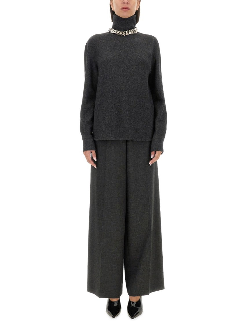 Cashmere Pullover With High Neck