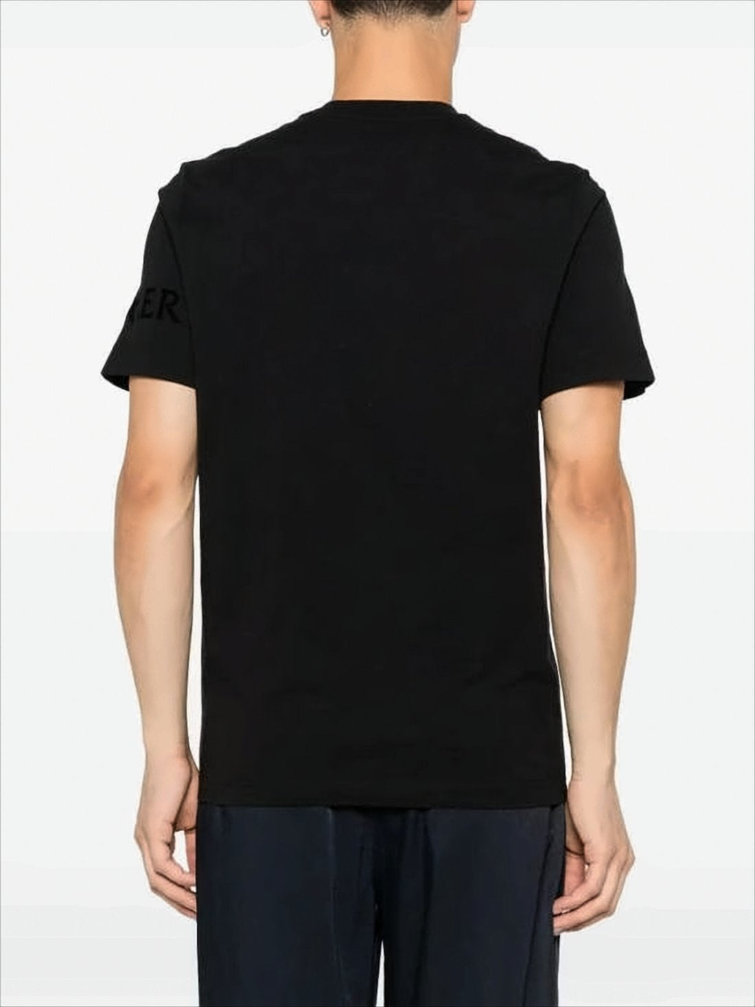 Cotton T-Shirt with Subtle Logo Patch