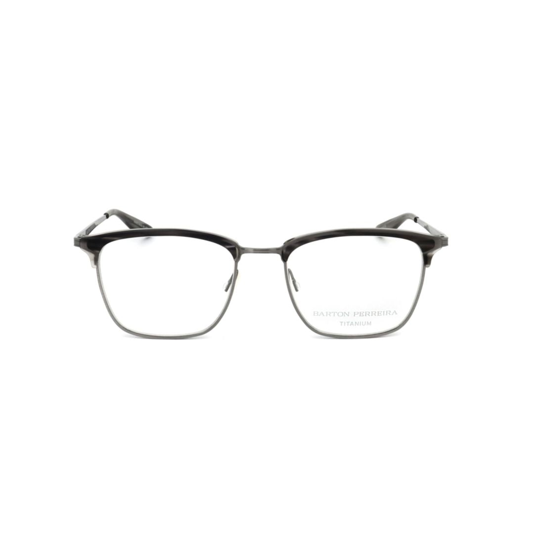 Bp5005 511lt Rectangular Grey Gradient Eyeglasses with Metal Temples