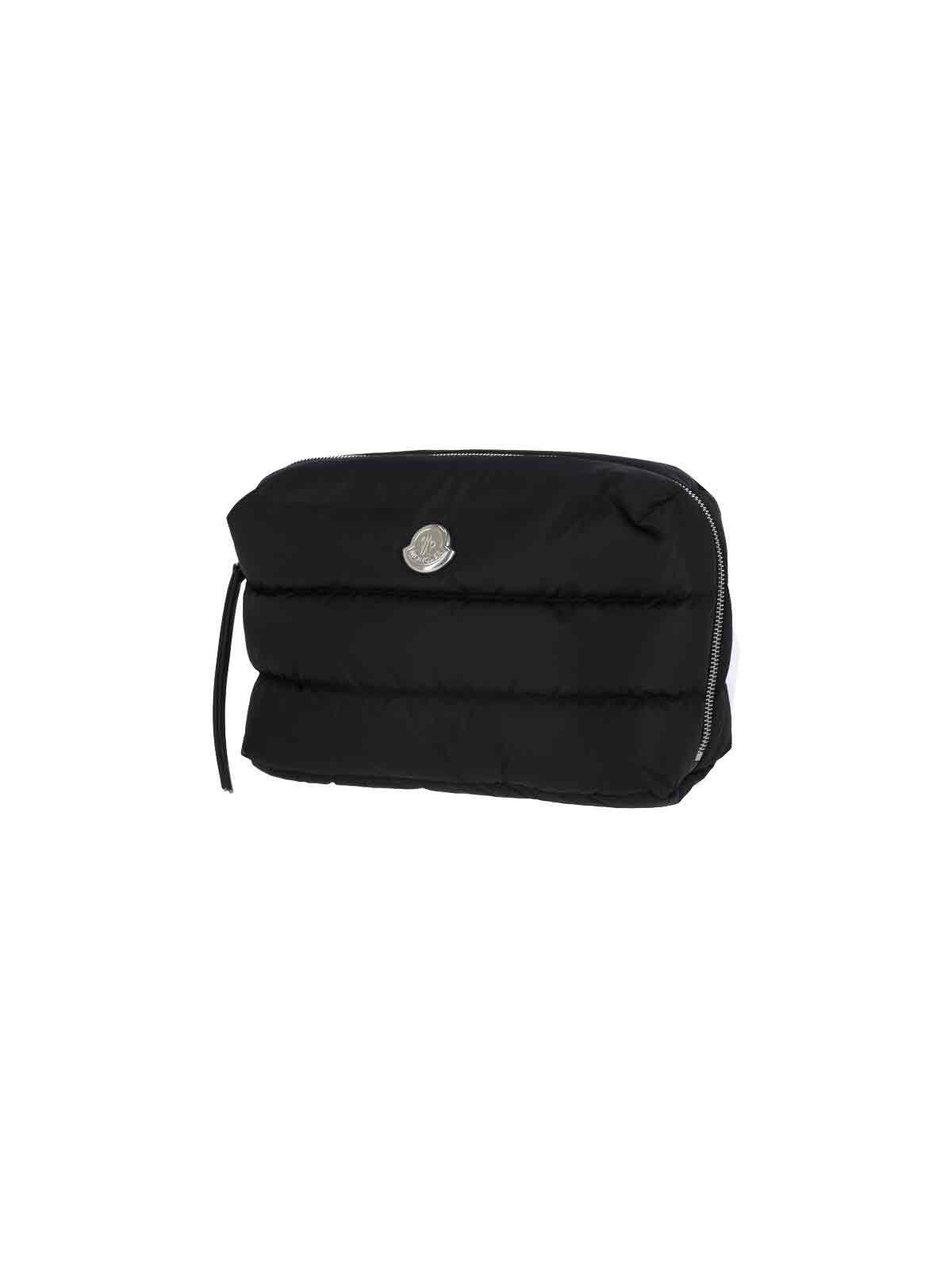Black Caradoc Quilted Padded Pouch