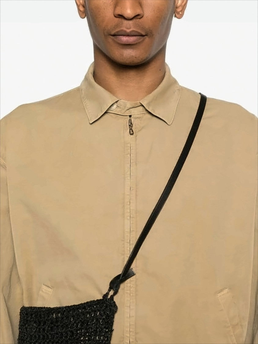 Lightweight Cotton Jacket with Classic Collar