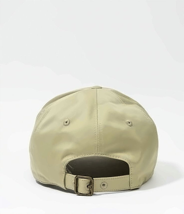 Classic Smooth Cotton Beige Baseball Cap