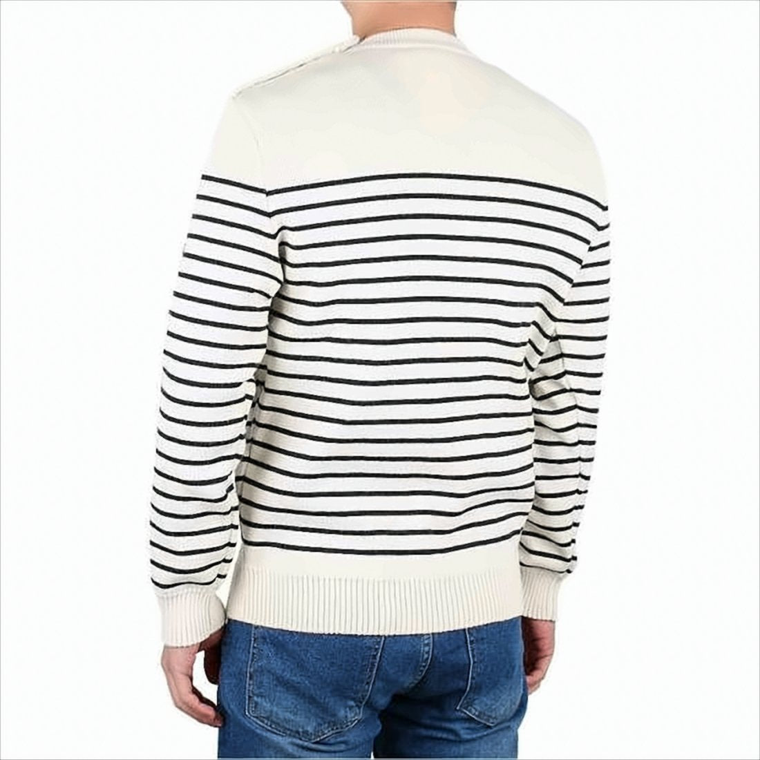 Horizontal Stripe Knit Sweater