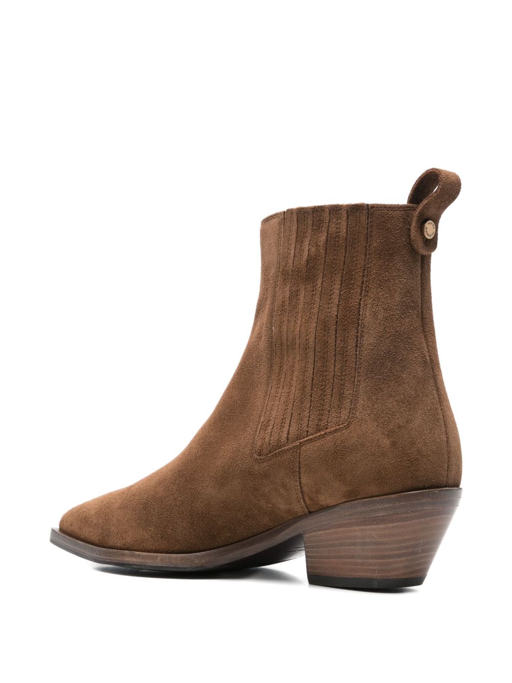 Silk and Nylon Ankle Boots