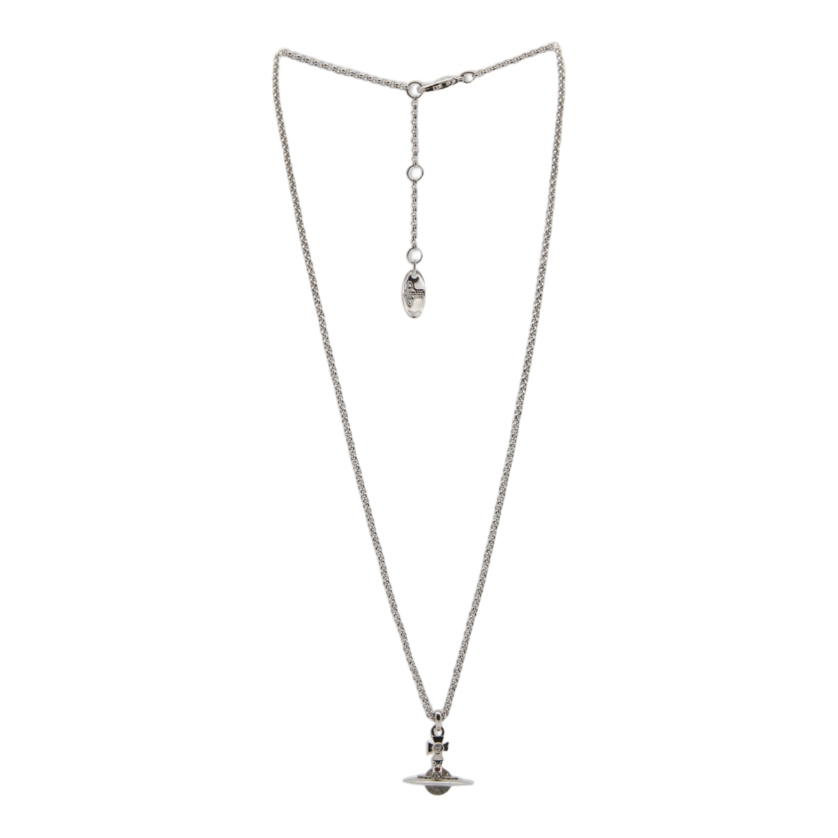Platinum Brass Metal Necklace
