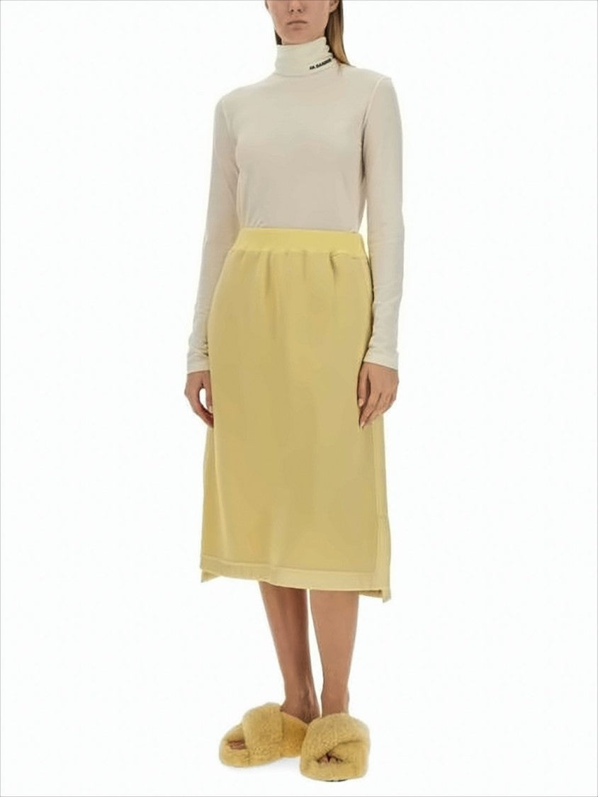 Fitted Turtleneck Top with High Neckline