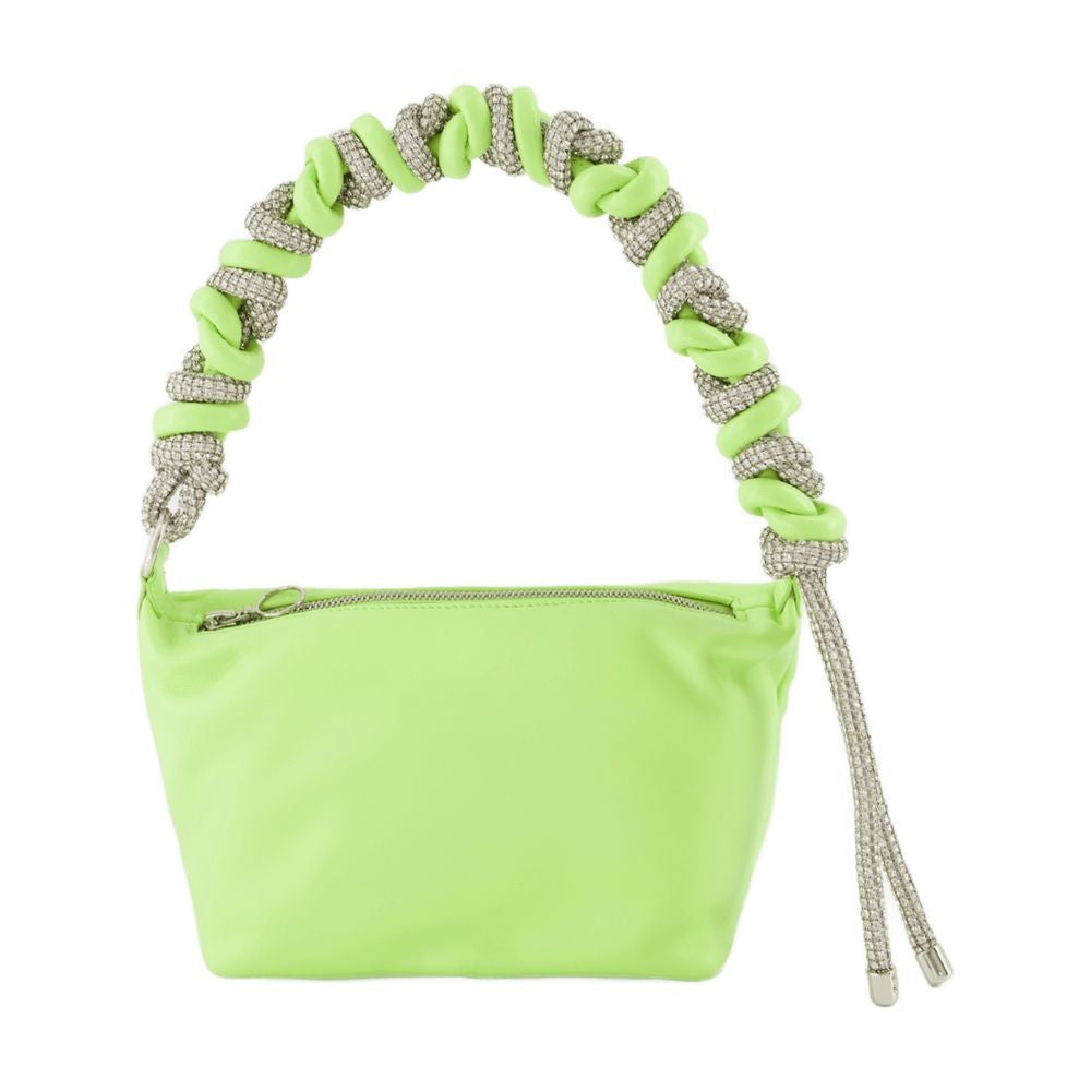 Phone Cord Hobo Bag With Braided Handle Detail