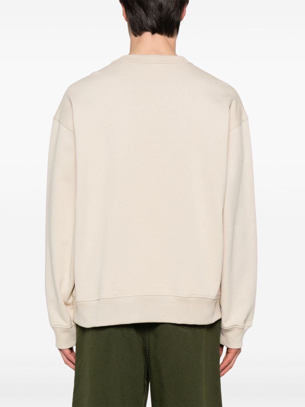 Long-Sleeved Crew Neck Sweatshirt