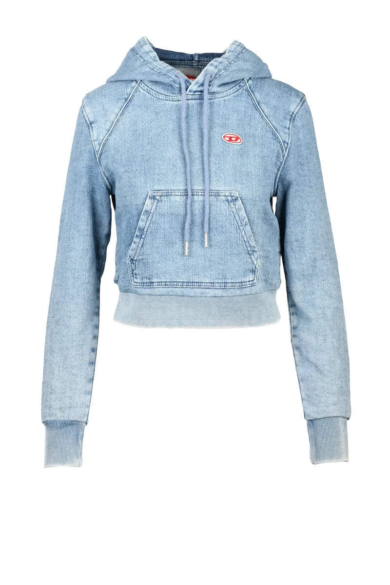 Cropped Sweatshirt - Blue