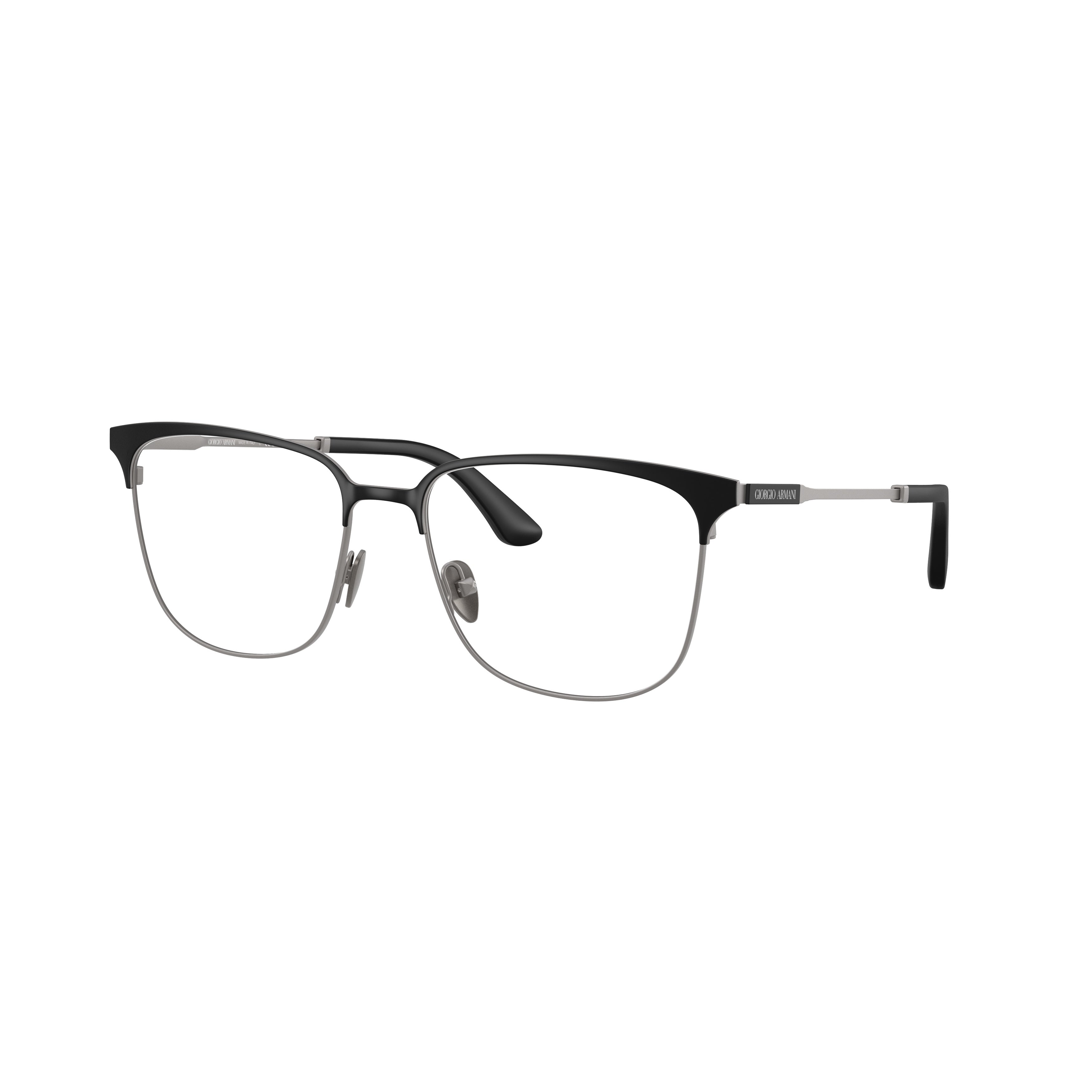 0ar5163 Semi-Rimless Metal Frame Eyeglasses with Adjustable Nose Pads