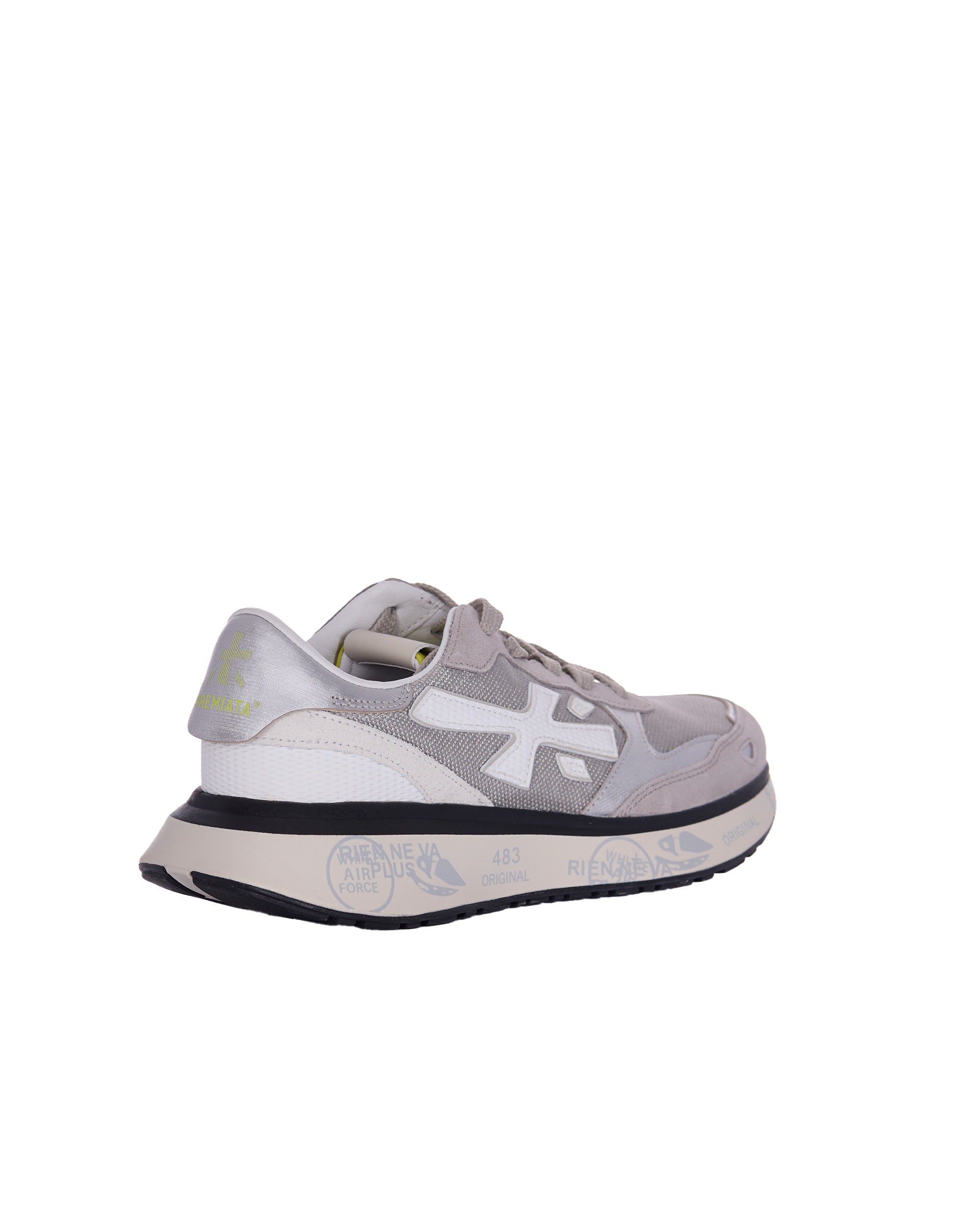 Sleek Grey Sneakers With Suede