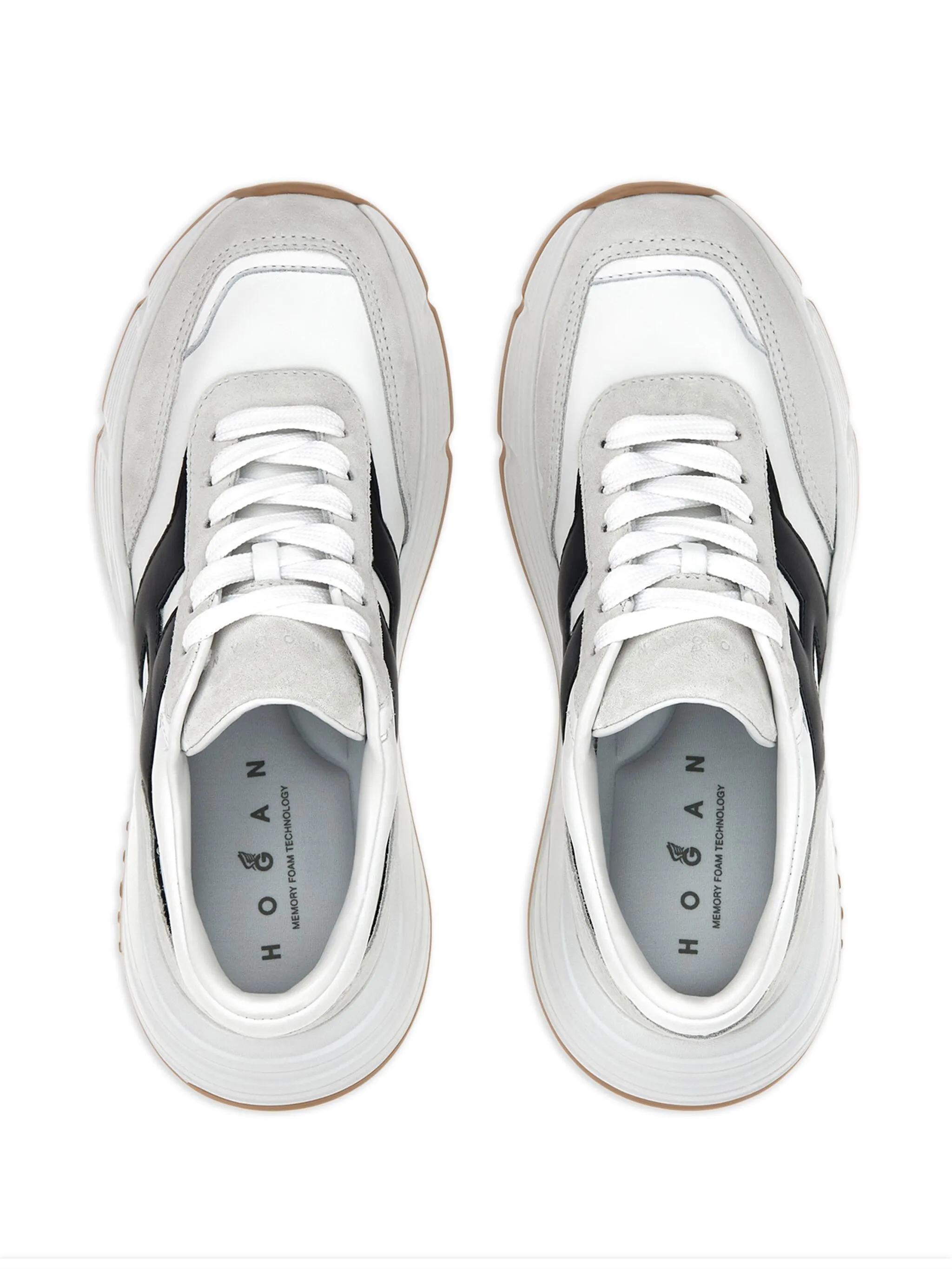 Black Low-Top Suede Leather H Sneakers