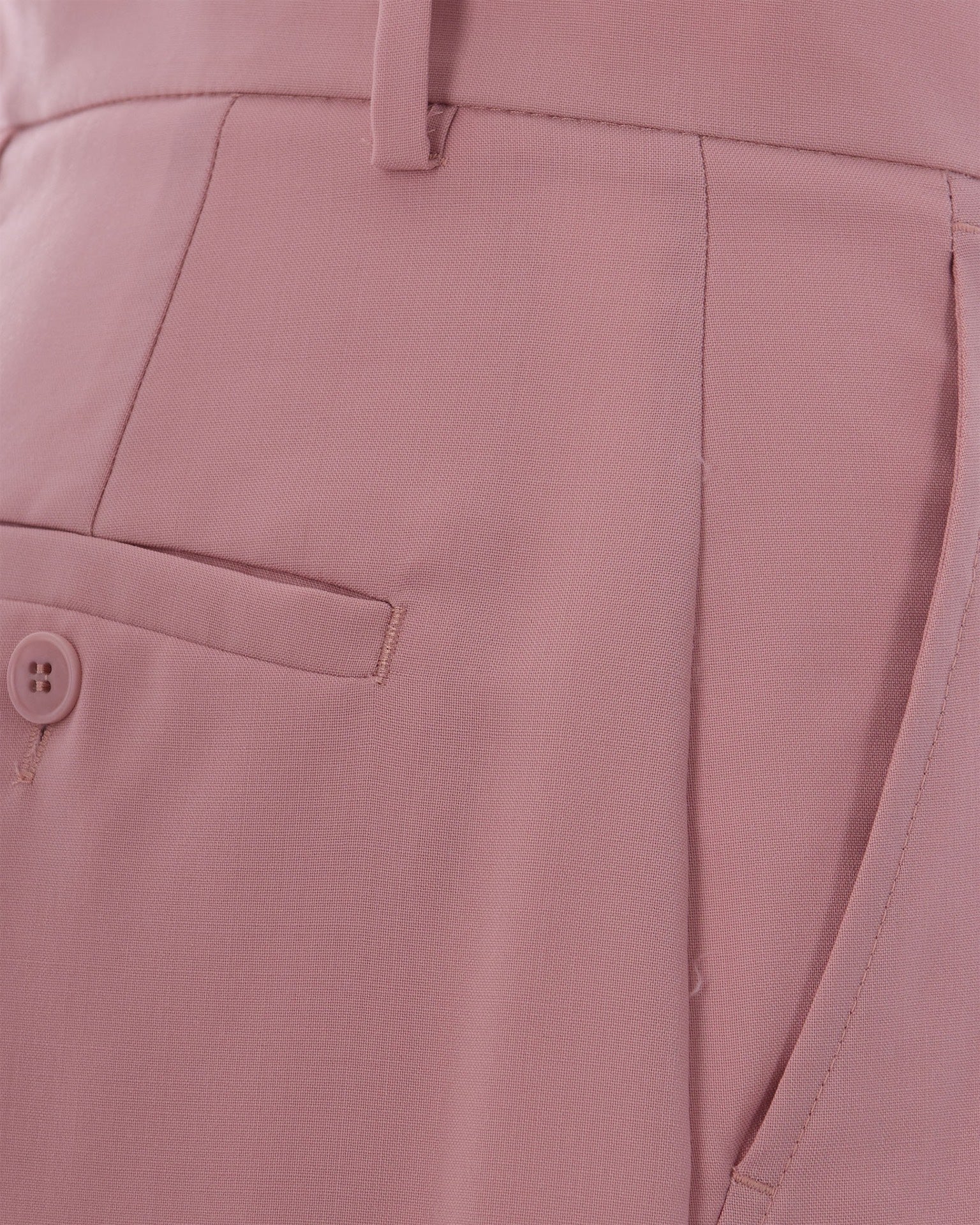 Pink Wool Trousers