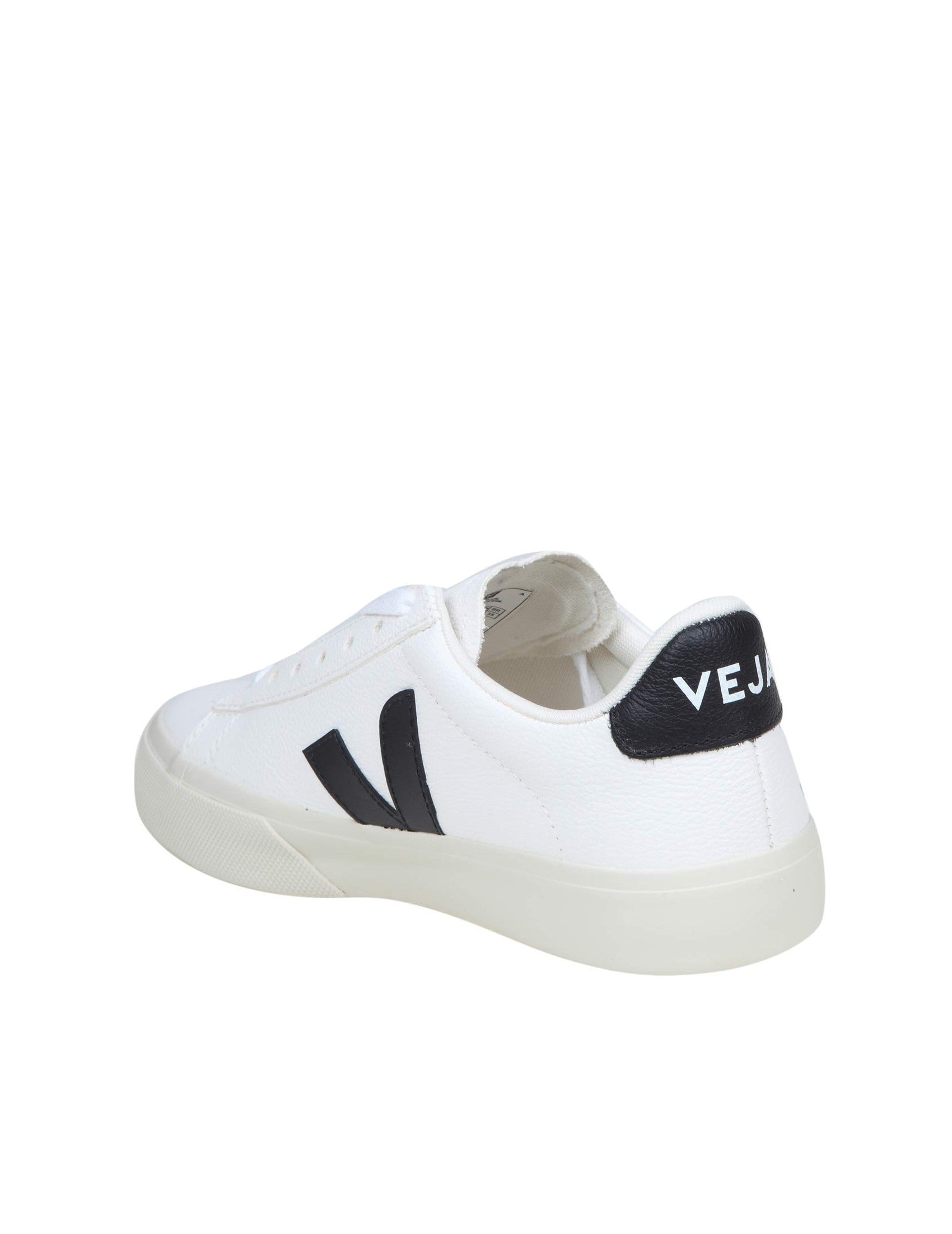 Campo Chromefree In White/Black Leather