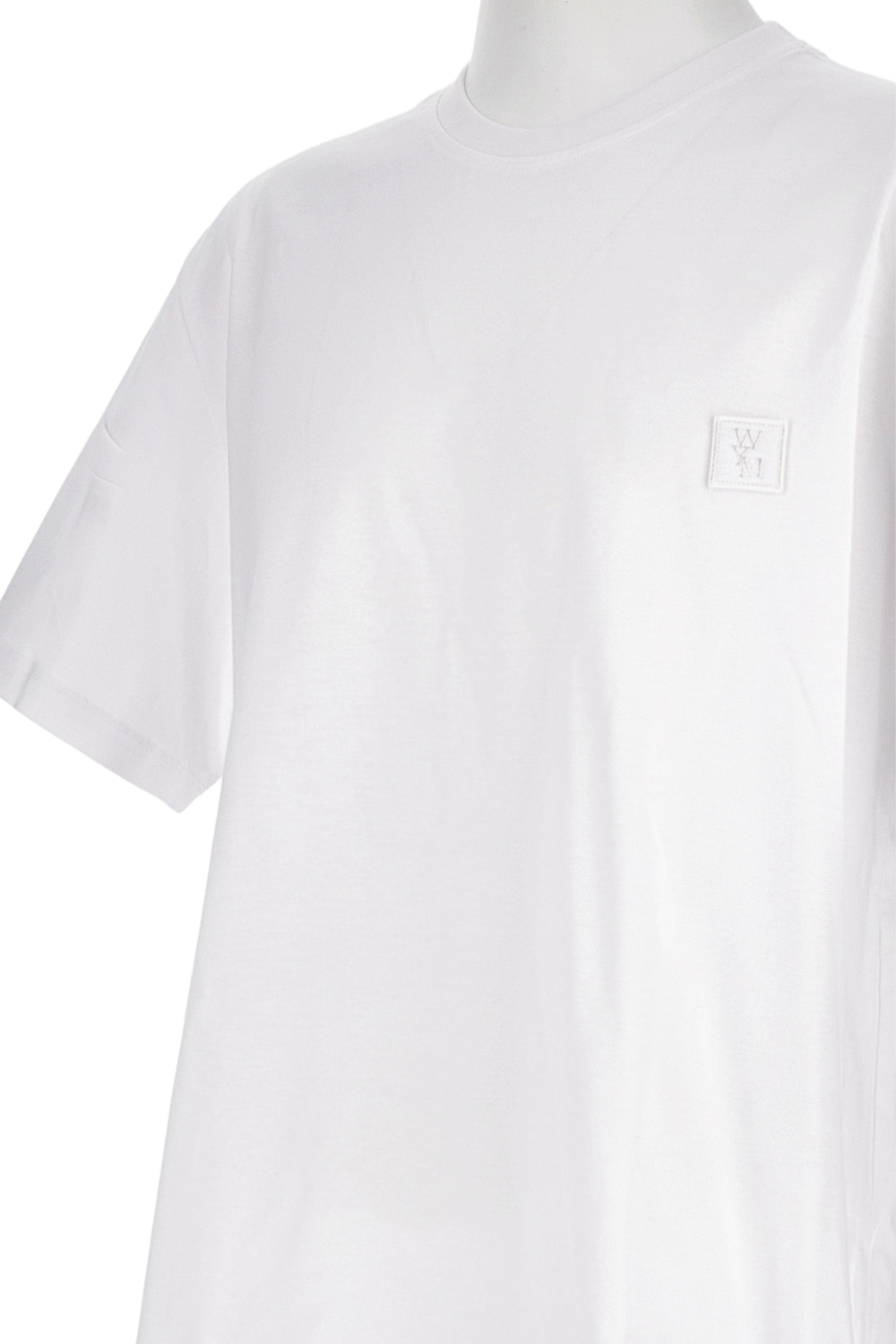 Oversize Crew-Neck T-Shirt With Flower Motif