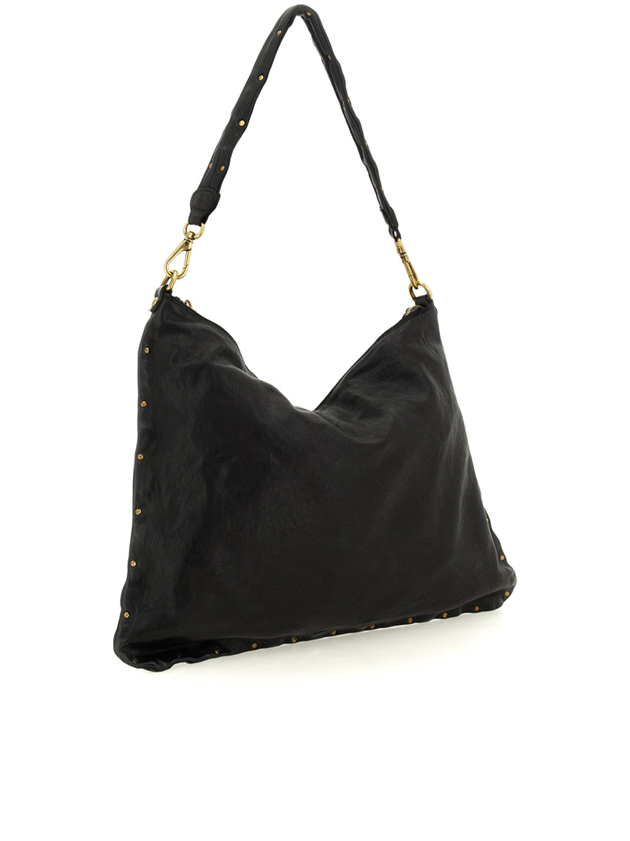 Wanda Slouchy Studded Black Handbag