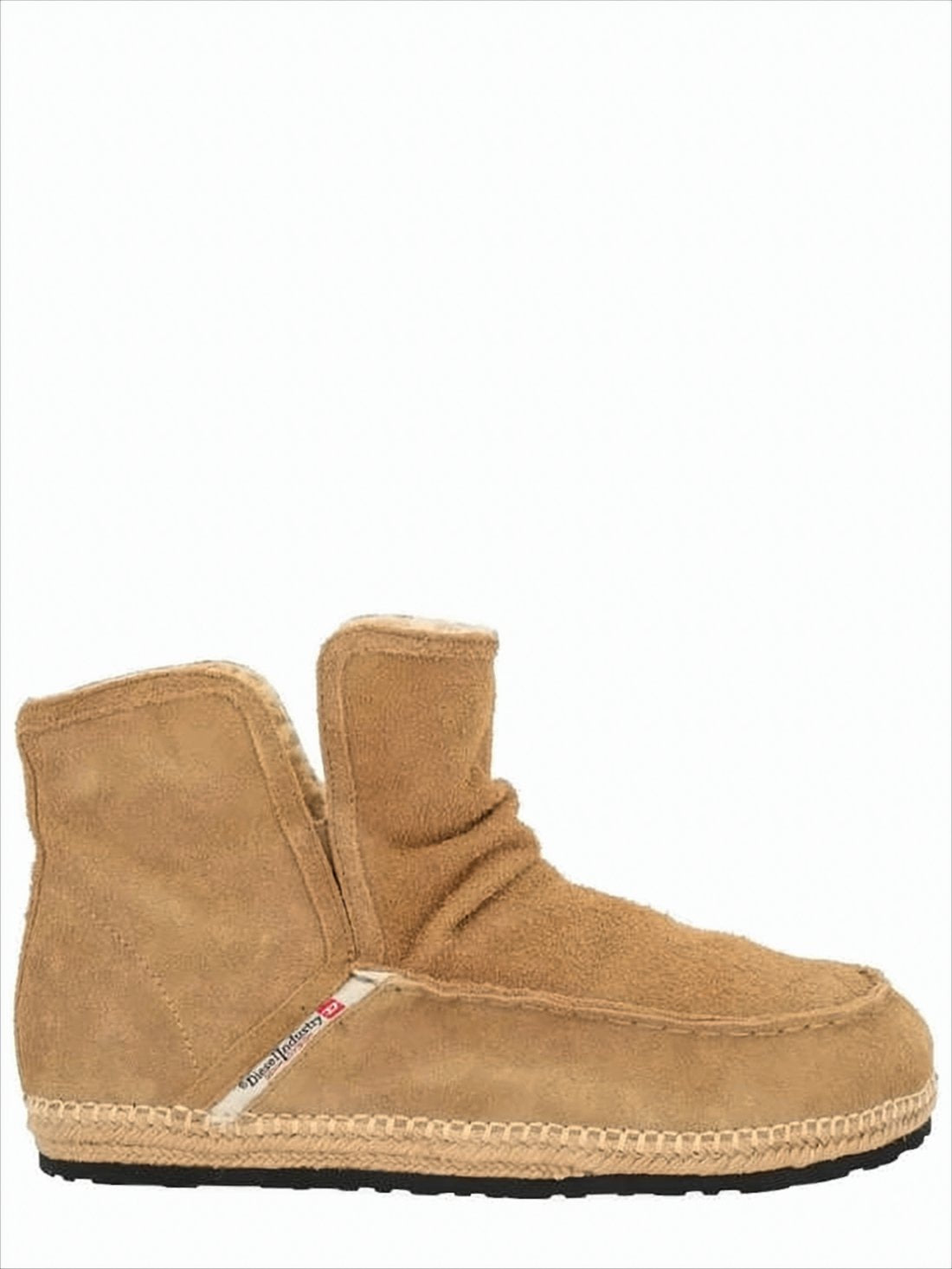 Brown Suede Boots with Plush Lining