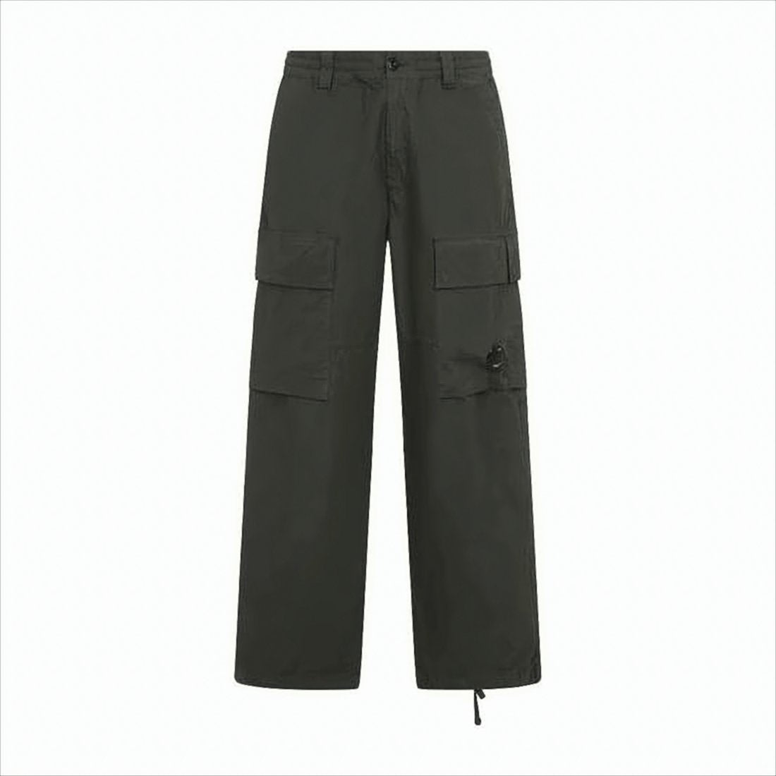 Boxy Cargo Pants with Adjustable Hem