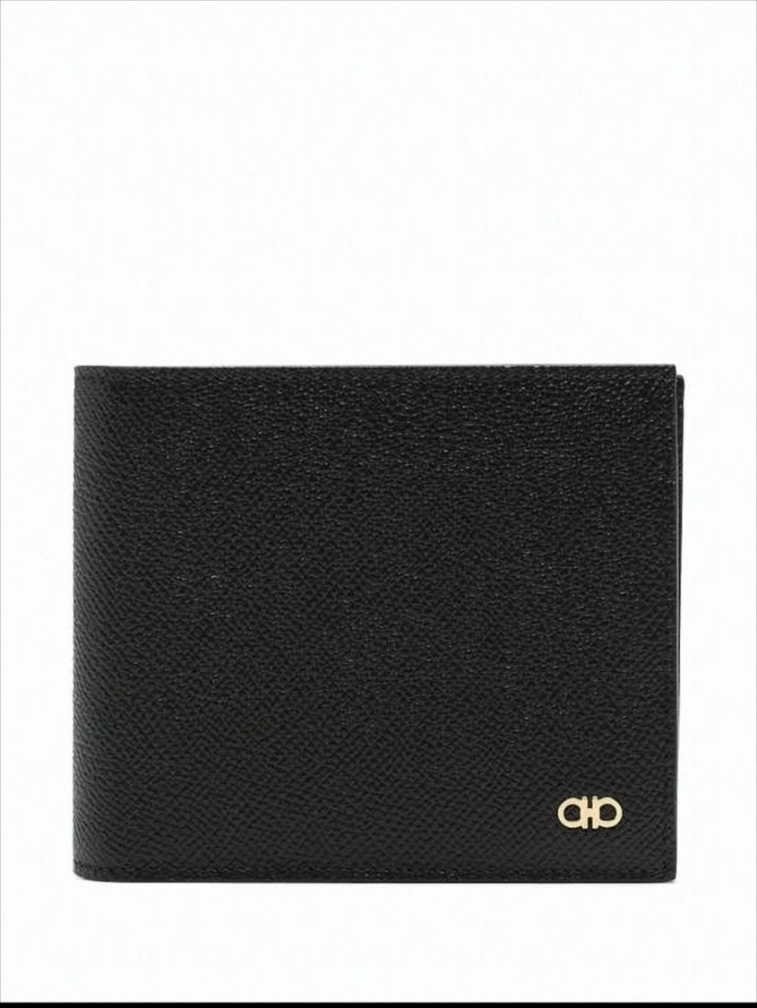 Textured Calf Leather Bifold Wallet