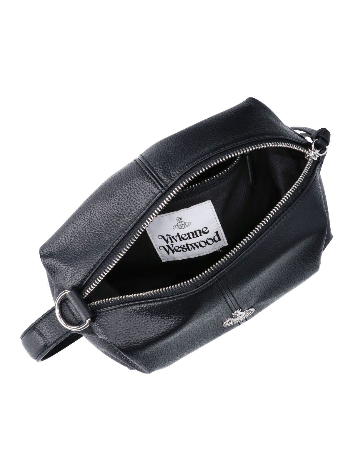 Black Wash Bag Textured PU Pouch
