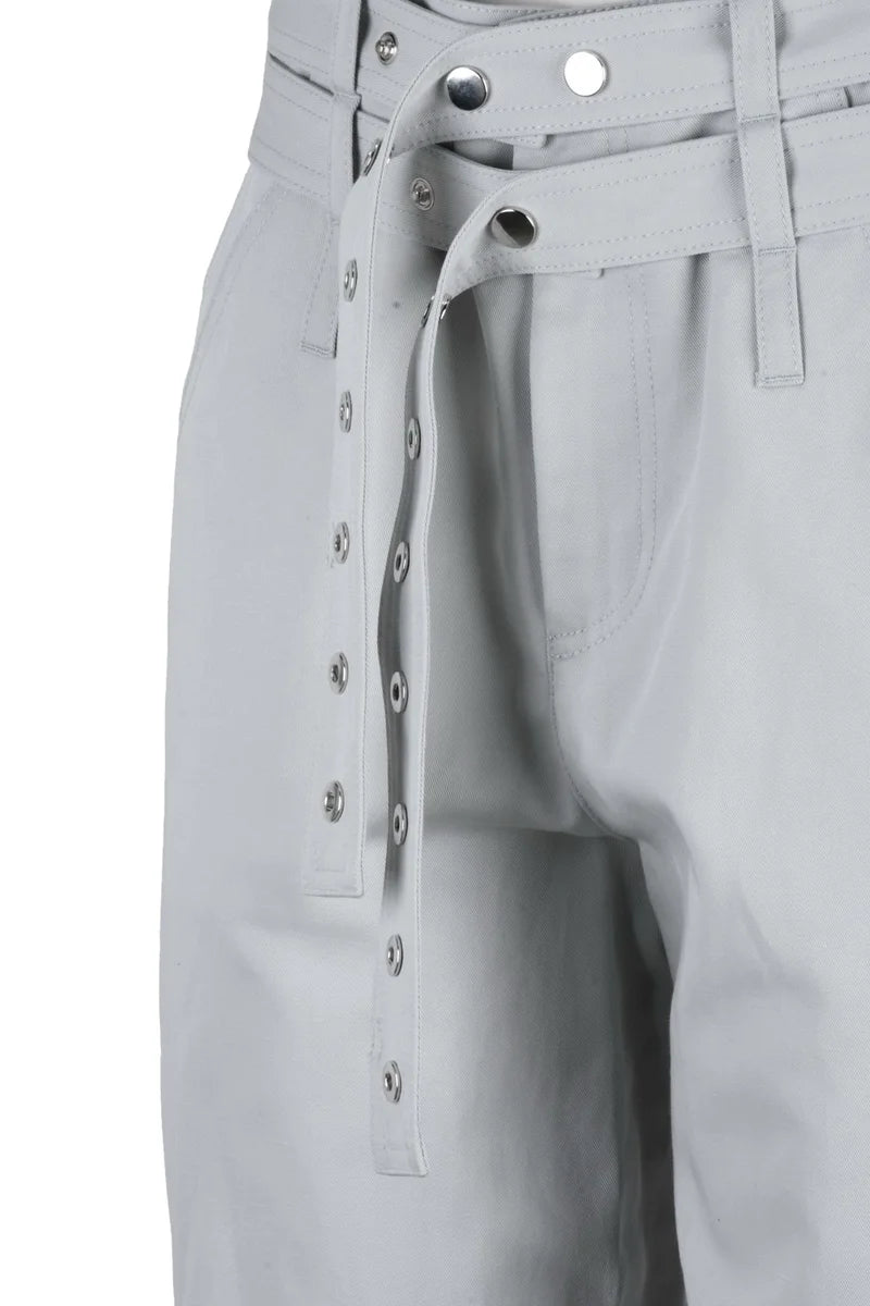 Stephanie Wide Leg Trousers - Grey
