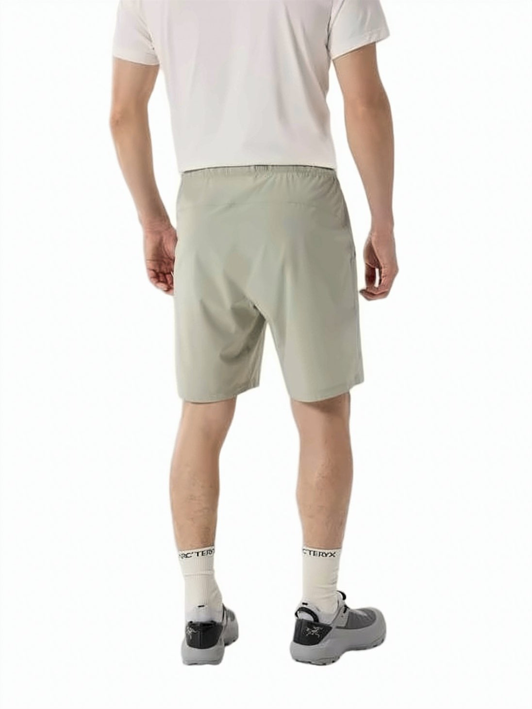 Relaxed Fit Shorts with Elastic Waistband and Subtle Branding