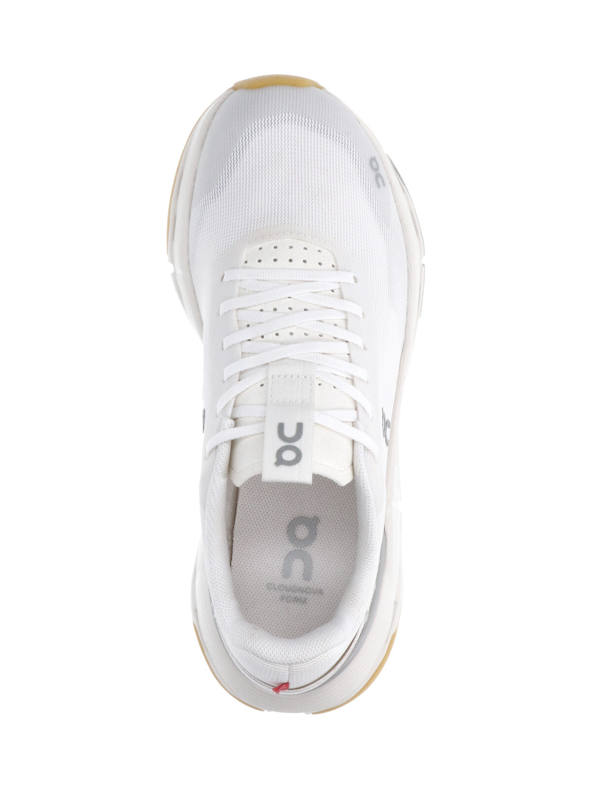 White Flexible Design Gum Sole Sneakers