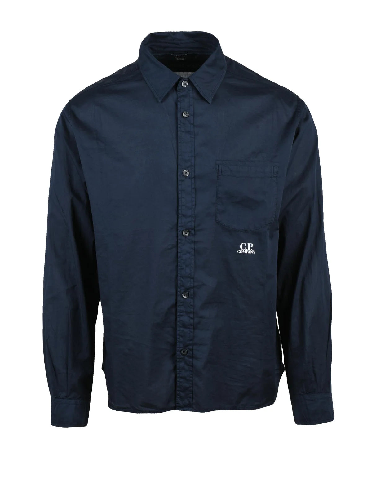 Midnight Blue Cotton Men Shirt