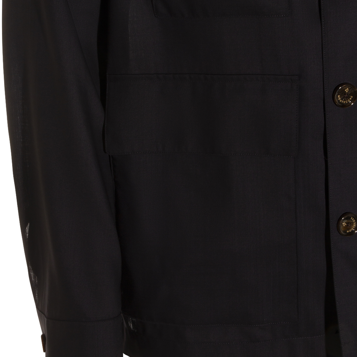 Black Jacket With Classic Collar