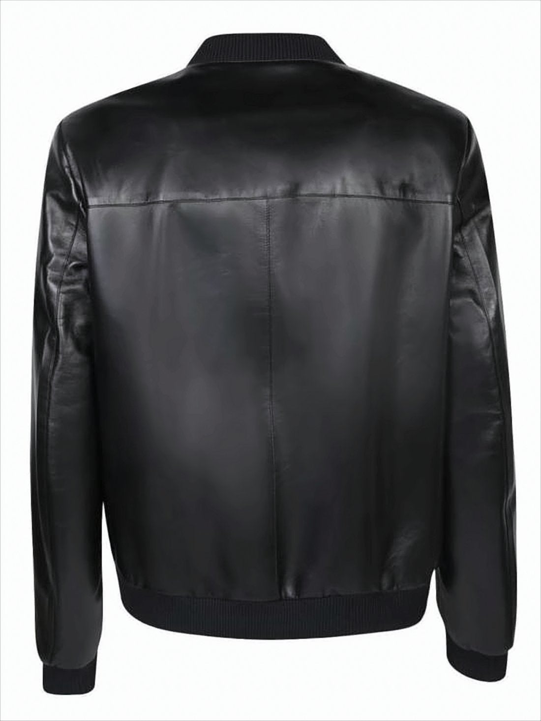 Reversible Lambskin Leather Jacket with Minimalist Design