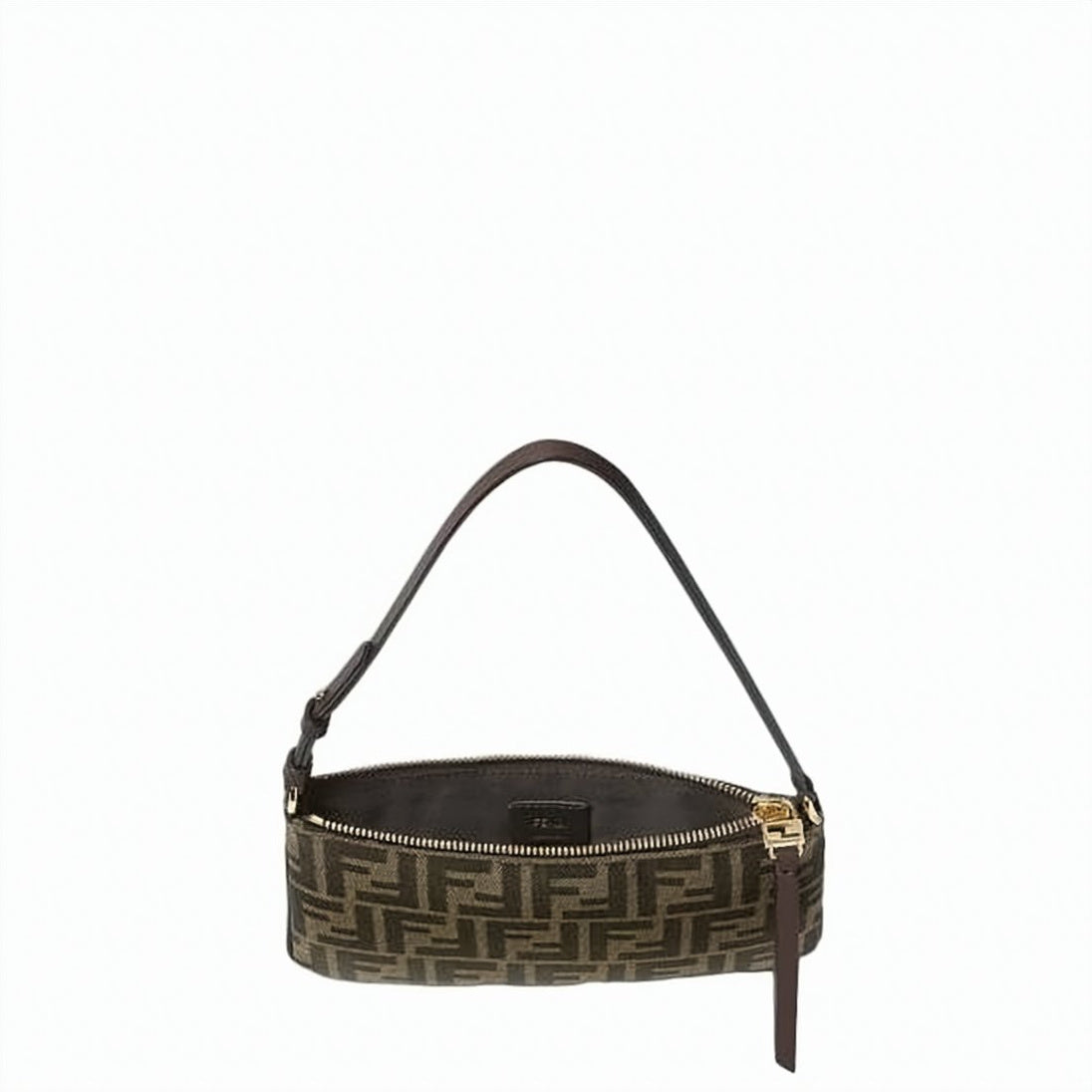 Compact Monogram Pattern Fendi Pouch