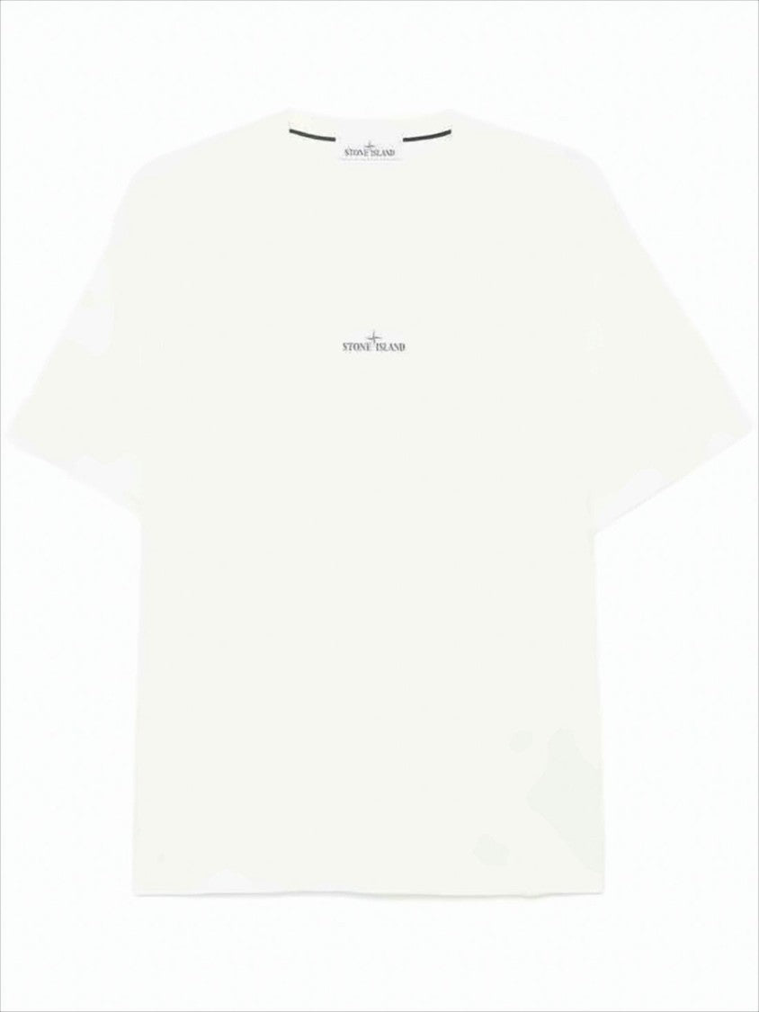 Short-Sleeve T-Shirt with Minimalist Design and Logo Graphics