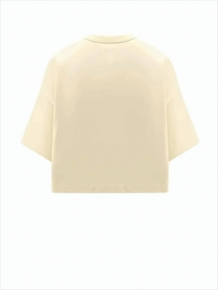 Boxy Cropped Short-Sleeve T-Shirt