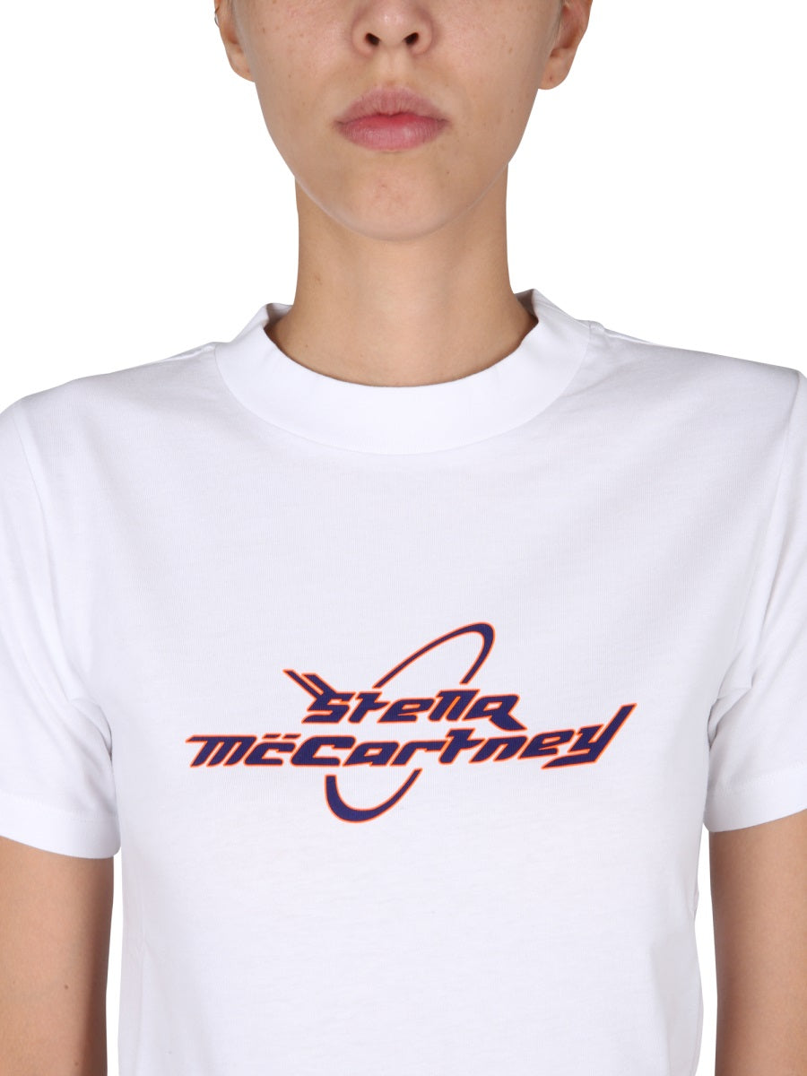 Logo Print Crew Neck T-Shirt