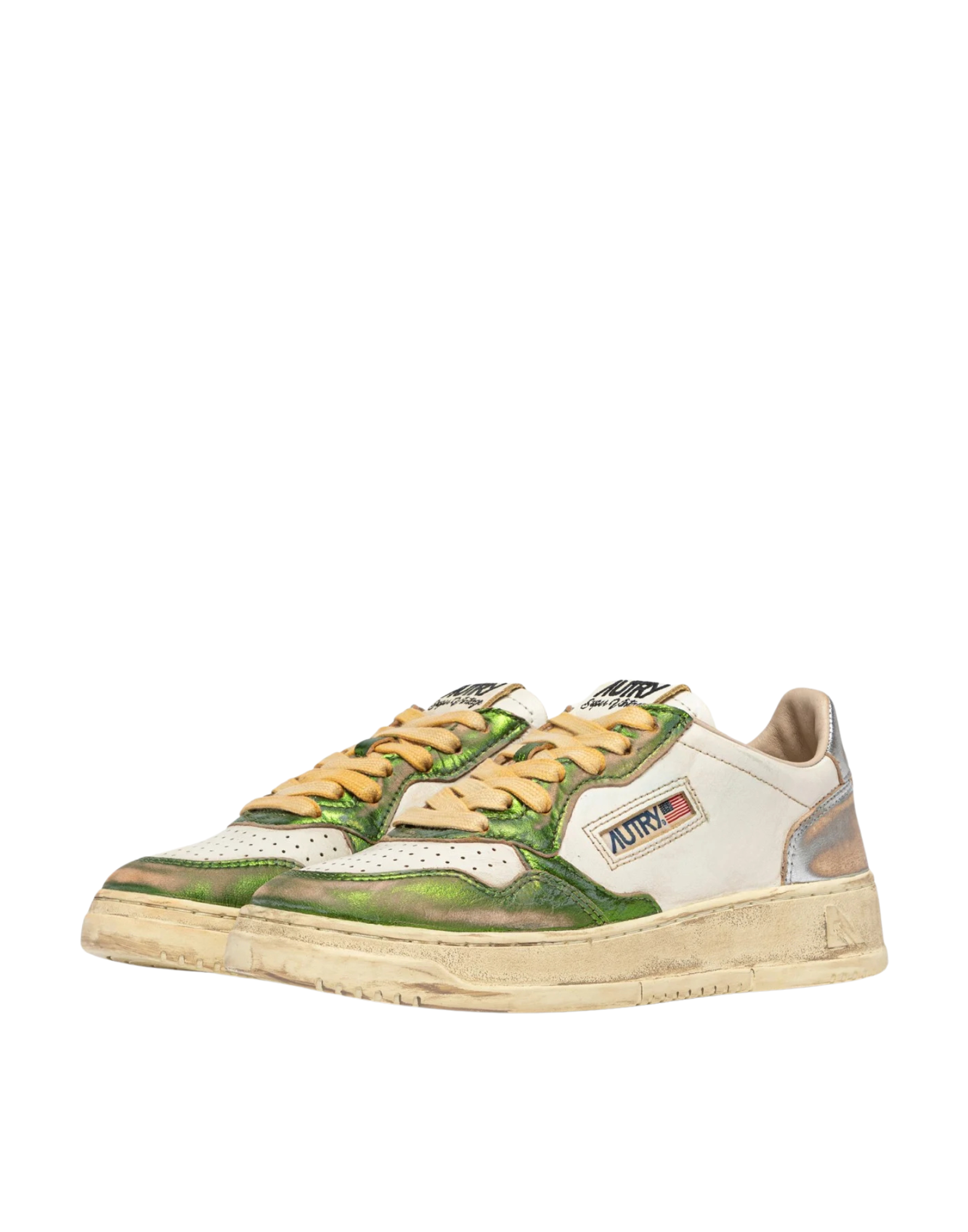 Medalist Low Super Vintage Women’s Gun/Green Sneakers