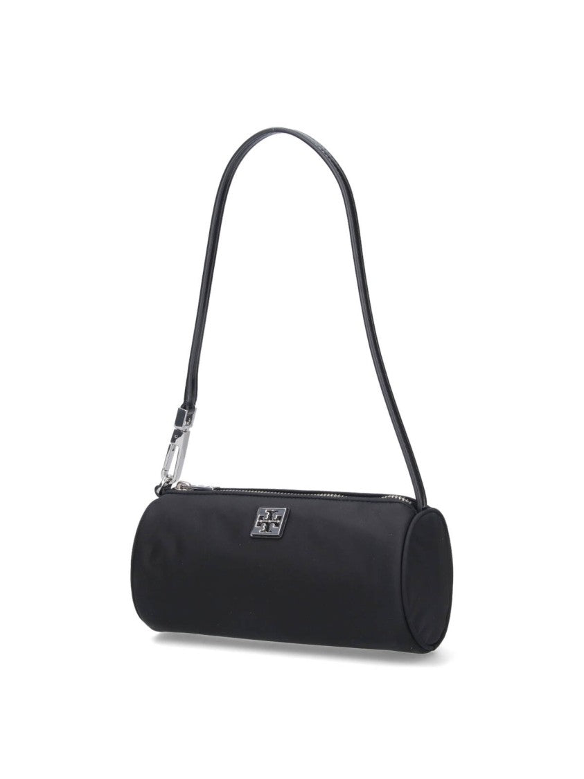 Nylon Shoulder Bag With Adjustable Strap