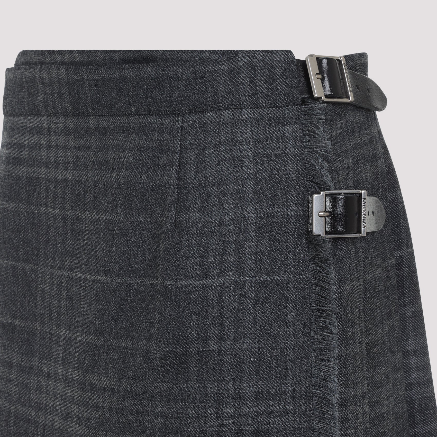 Classic Wrap Skirt With Pleated Detailing