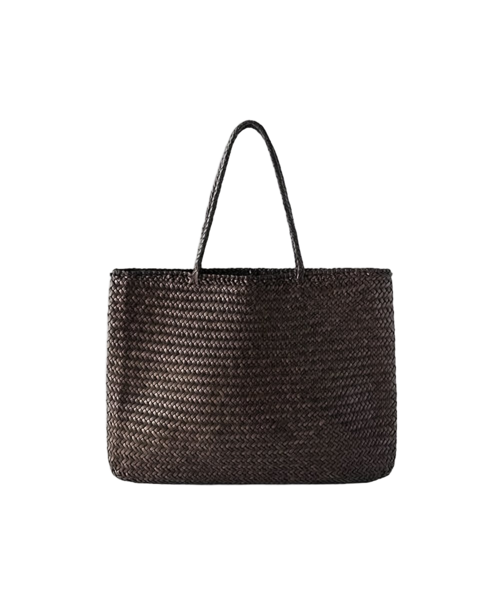 Woven Buffalo Leather Shoulder Bag