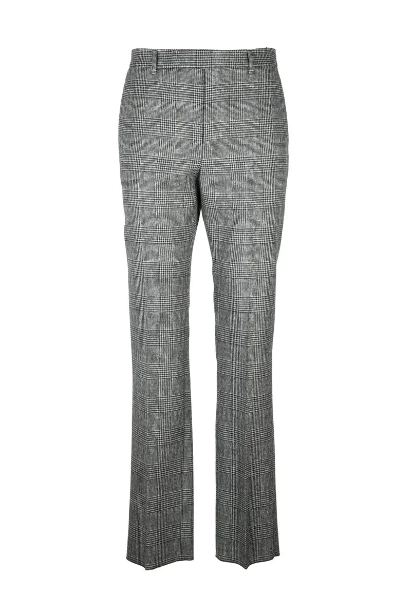 Classic Wool Trousers - Grey