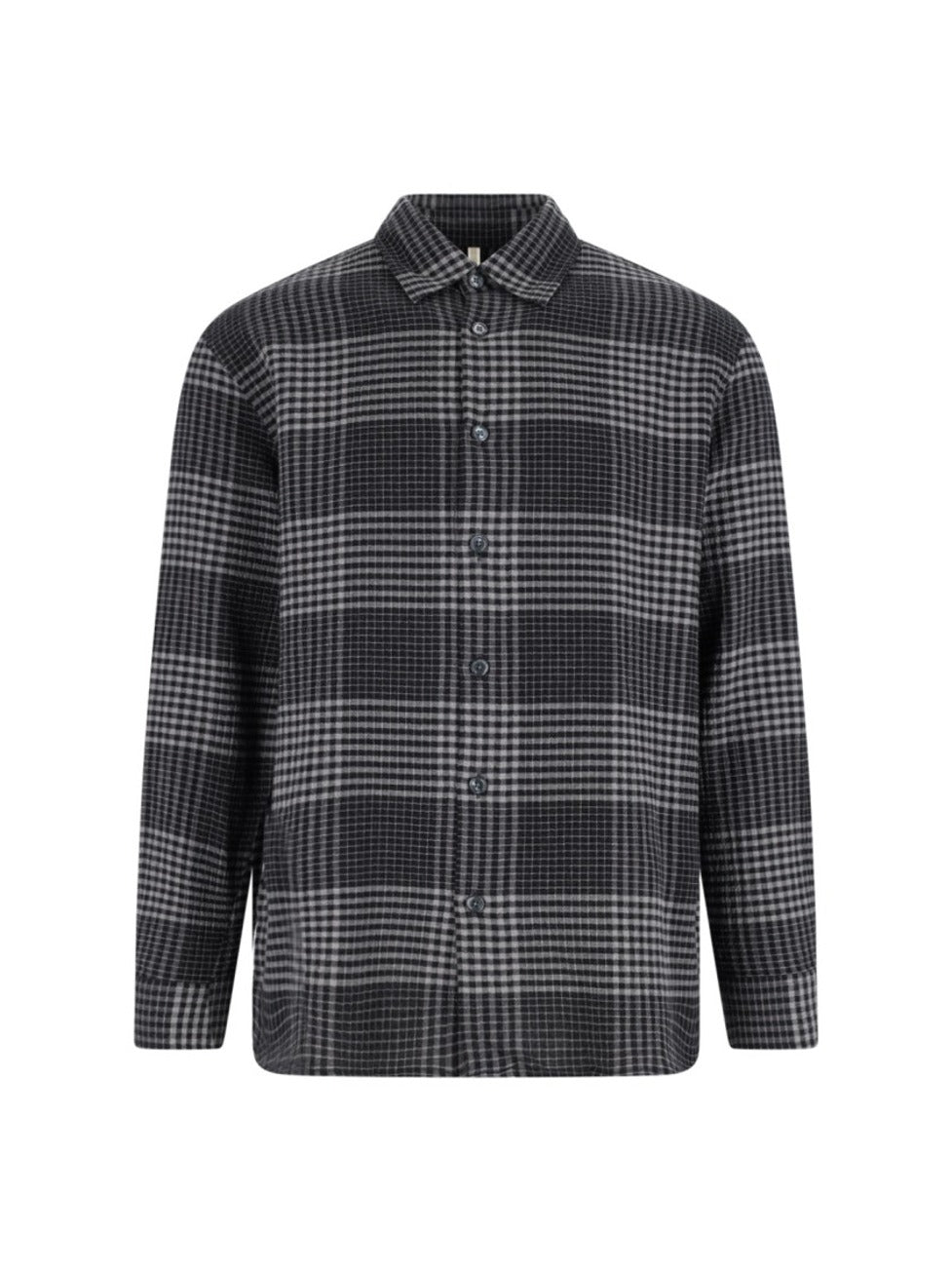 "Studio" Checked Shirt Grey