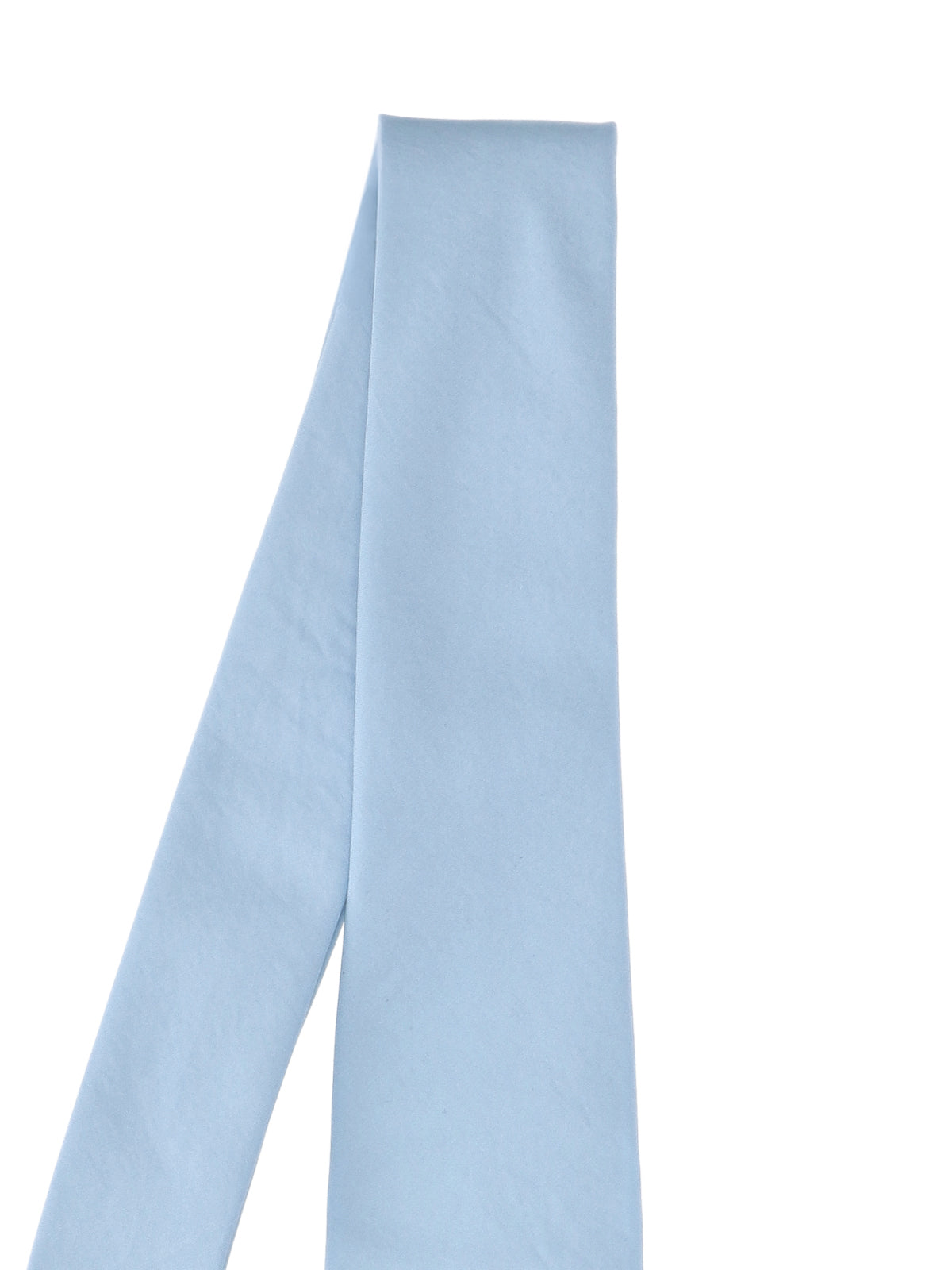 Adjustable Light Blue Cotton Tie with Classic Design