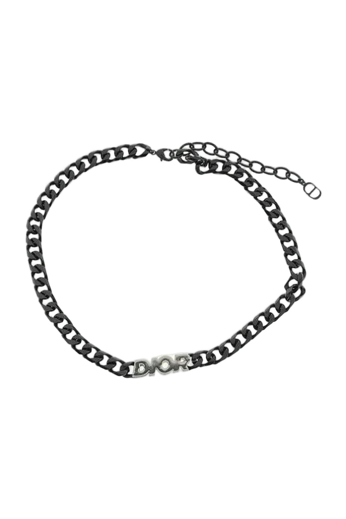 Bold Interlocking Chain Necklace with Prominent Logo