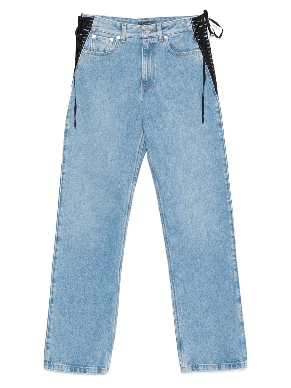 Light Blue Straight-Leg Jeans