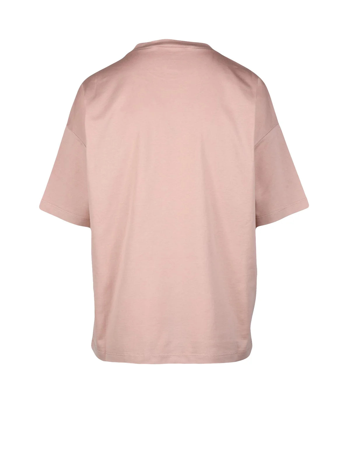 Boxy-Fit Cotton T-Shirt With Crew Neckline