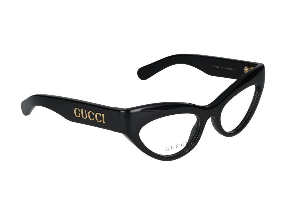 Eyeglasses GG1295O 001 black black transparent 53/19/135