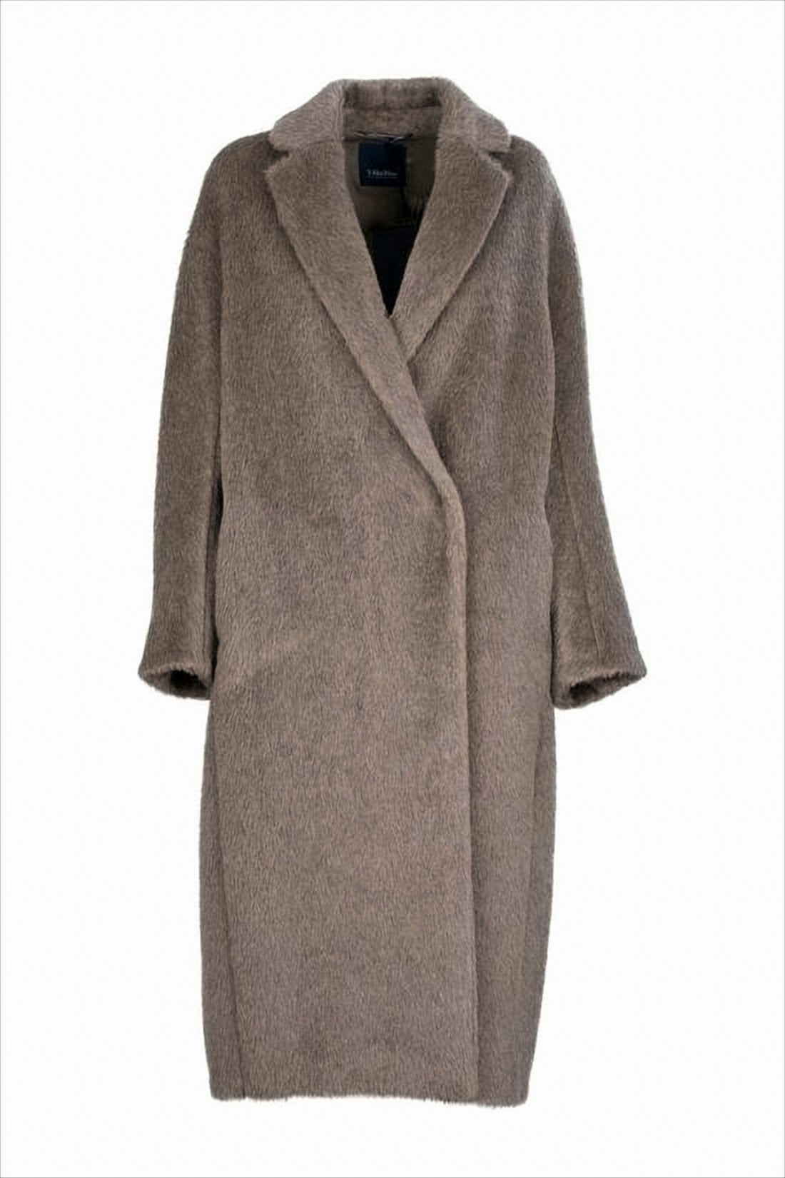 Plush Textured Brown Coat