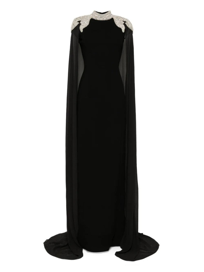 Embellished Crepe Kaftan