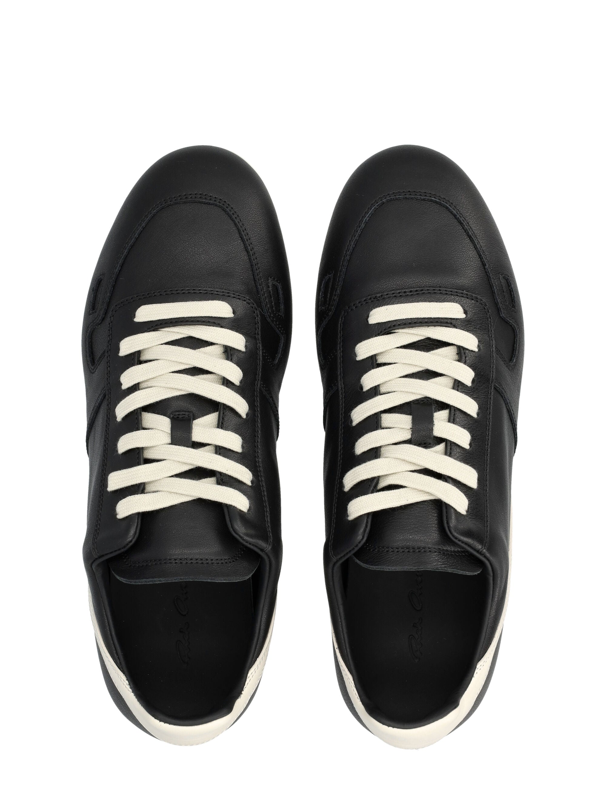 Low-Top Minimal Sneaker With Angled Side Stripe