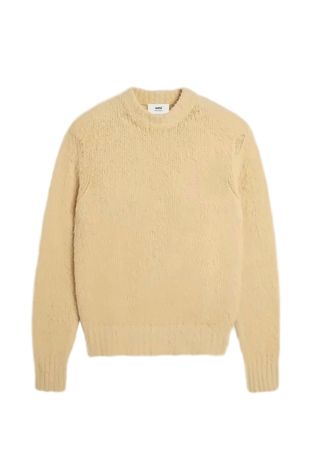 Soft Alpaca Blend Sweater with Classic Crew Neckline