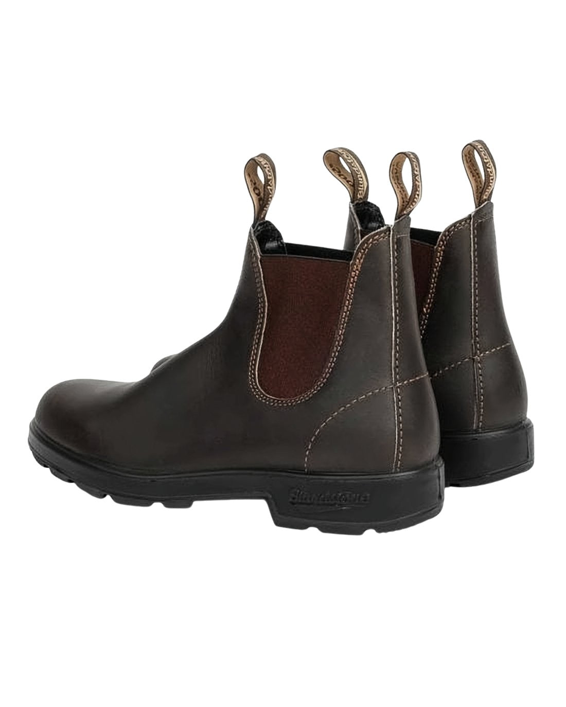 Brown Cowhide Leather Ankle Boots